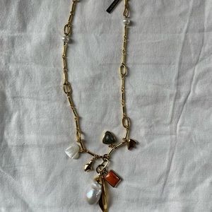 Lizzie Fortunato Marian Amulet Pendant Necklace in Pre-Owned Condition